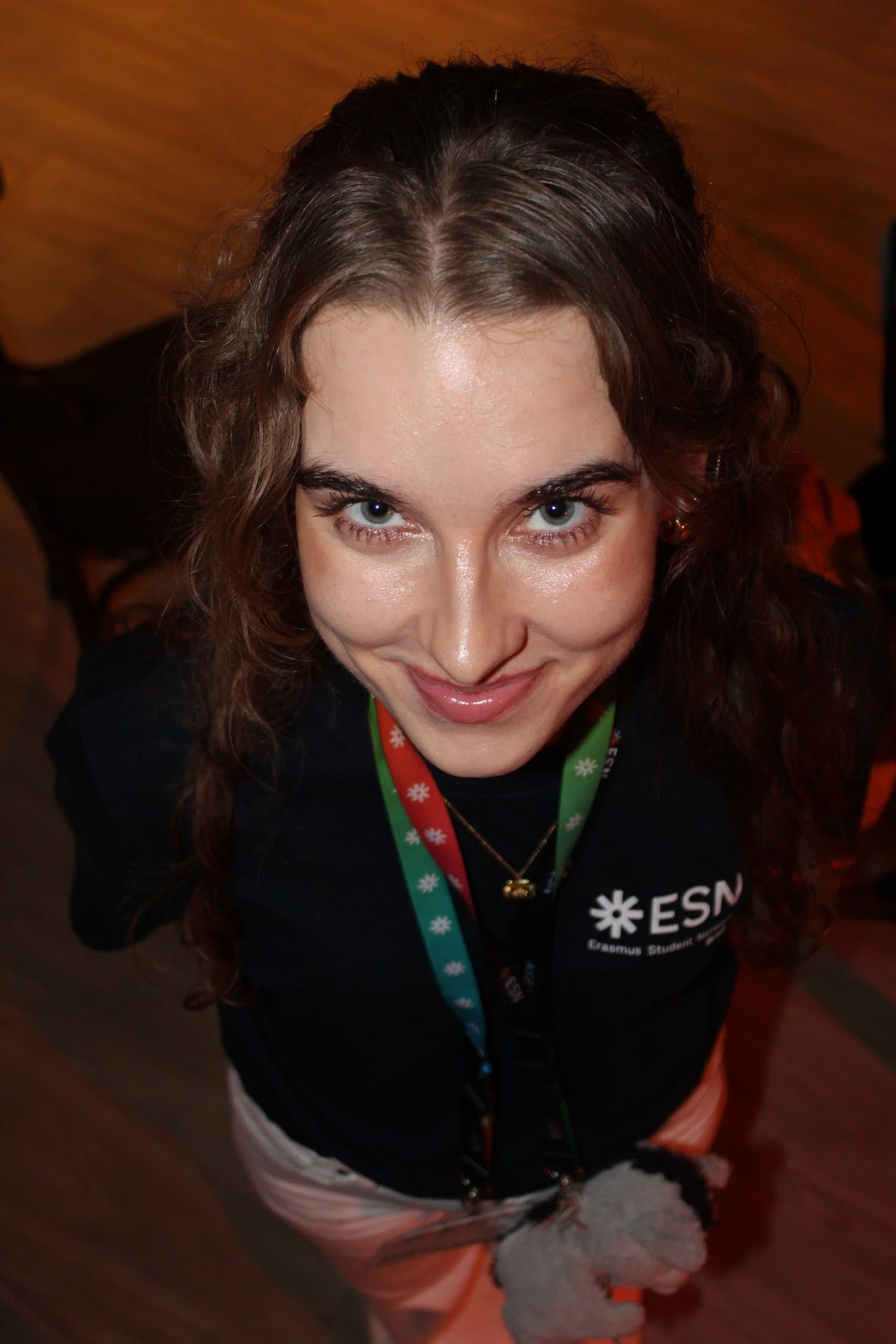 Candid portrait of Kinga during an ESN event
