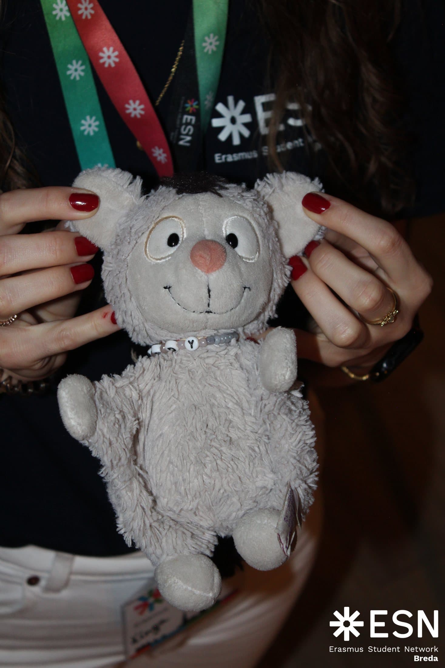Close-up of the ESN Breda mascot