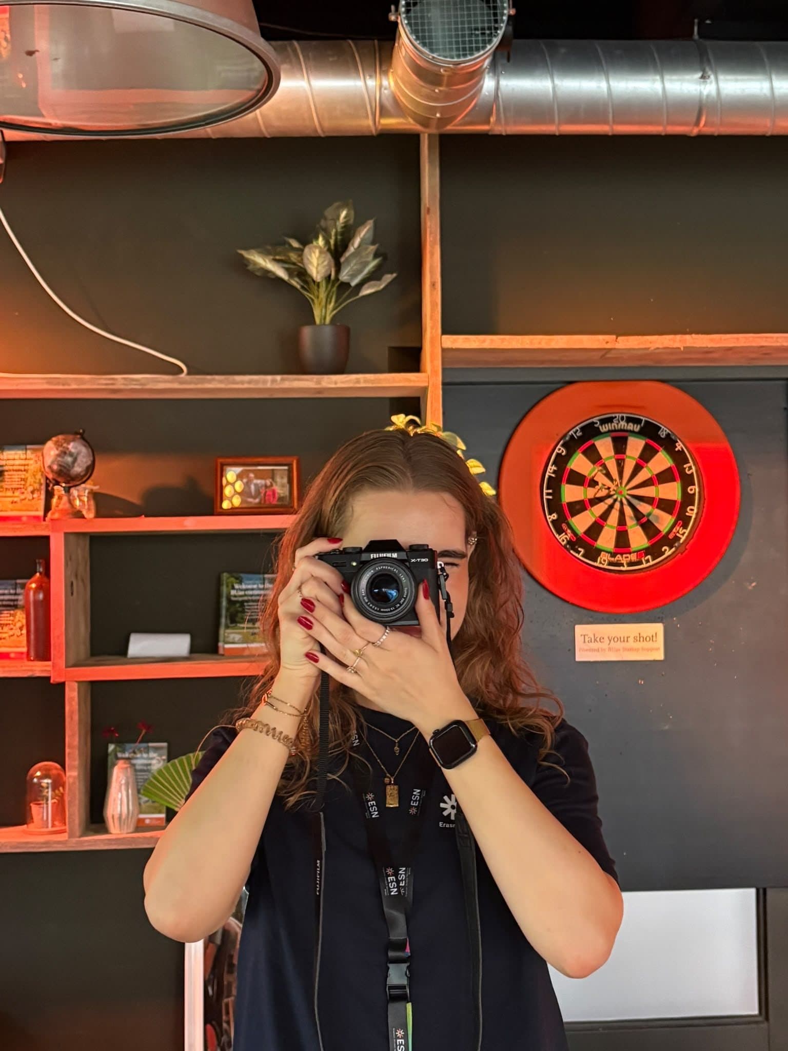Kinga photographing an ESN Breda event